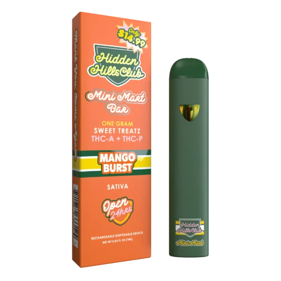 Mango Burst| Sativa Vape | Sweet Treatz Mini Mart