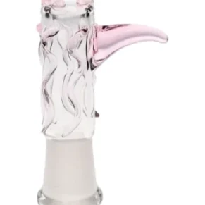 10MM Pink Shark Female Glass Bowl