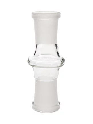 14MM Female to 14MM Female Clear Glass Adaptor