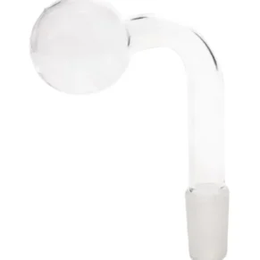 14MM Male Clear Glass On Glass Oil Burner Adapter