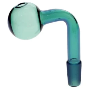 14MM Male Dark Green Glass On Glass Oil Burner Adapter