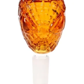14MM Spiderman Amber Male Glass Bowl