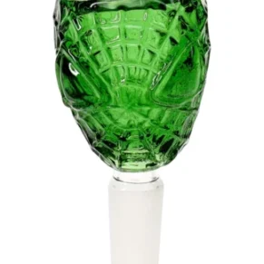 14MM Spiderman Green Male Glass Bowl