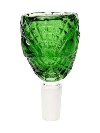 14MM Spiderman Green Male Glass Bowl