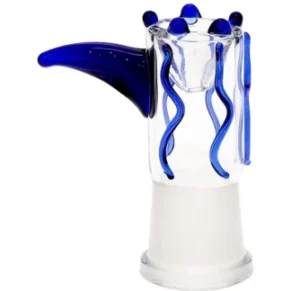 18MM Blue Shark Female Glass Bowl