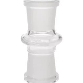18MM Female to 18MM Female Clear Glass Adaptor