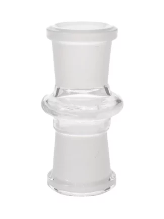 18MM Female to 18MM Female Clear Glass Adaptor