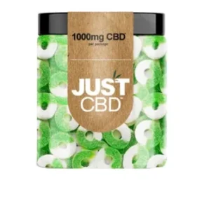 Just CBD Apple Rings Gummies 1000mg