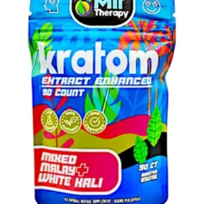 Mixed Malay | White Kali Mit Therapy Kratom Extract Capsules 90ct