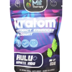 Hulu | White Indo Mit Therapy Kratom Extract Capsules 90ct