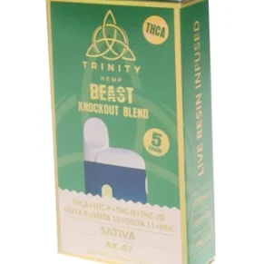 AK-47 Trinity Hemp The Beast Knockout Blend Mod Box Vape 5G