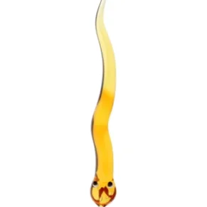 Amber Snake Glass Dabber