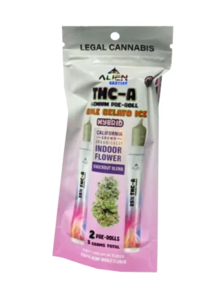 Apple Gelato Ice Alien Exotics Premium THC-A Knockout Blend Pre-Roll 2ct