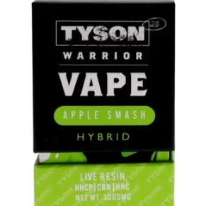 Apple Smash Tyson 2.0 Warrior Live Resin Vape 3G