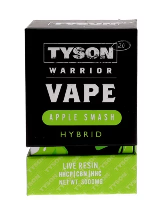 Apple Smash Tyson 2.0 Warrior Live Resin Vape 3G