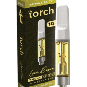 Banana Latte Torch Live Resin THC-A + THC-P 510 Cartridge 1G