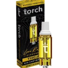 Banana Pancakes Torch THC-A Live Resin Diamonds 510 Cartridge 3.5G