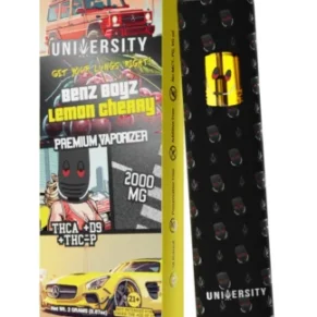 Benz Boyz Lemon Cherry University D9 + THCA + THC-P Disposable 2G