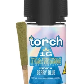 Berry Blue Torch THC-A Lil Flames VVS Diamond Pre-Rolls 4G