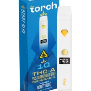 Berry Blue Torch THC-A VVS Diamond Blend Disposable 1G