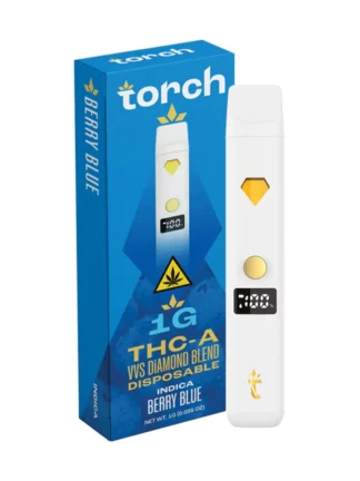 Berry Blue Torch THC-A VVS Diamond Blend Disposable 1G