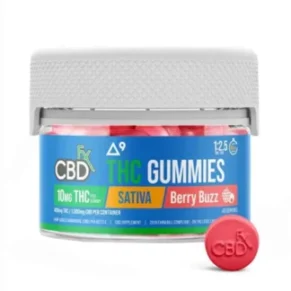 Berry Buzz CBDfx D9 THC + CBD Gummies 1200mg