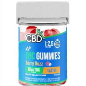 Berry Buzz CBDfx D9 THC + CBD Gummies 600mg