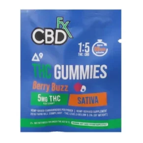 Berry Buzz CBDfx D9 THC Gummies 5mg