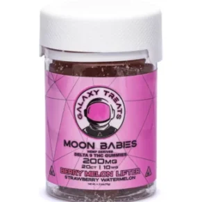 Berry Melon Lifter Strawberry Watermelon Galaxy Treats Moon Babies  D9 THC Gummies 200mg