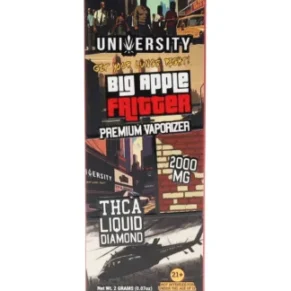 Big Apple Fritter University THCA Liquid Diamond Disposable 2G