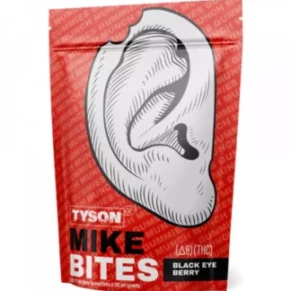 Black Eye Berry Tyson 2.0 Mike Bites Delta-8 Gummies 500mg