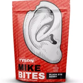 Black Eye Berry Tyson 2.0 Mike Bites Delta-9 Gummies 400mg