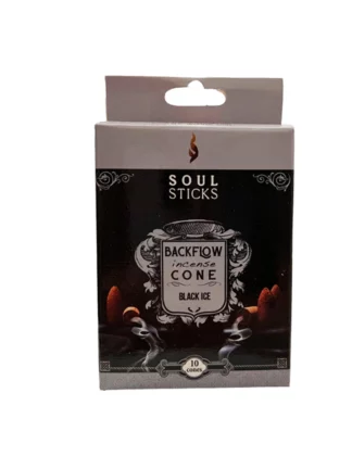 Black Ice Soul Sticks Backflow Incense Cone