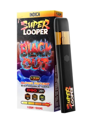 Black Out Super Looper Super Potent THCP+THCA+HHC Vape 1G