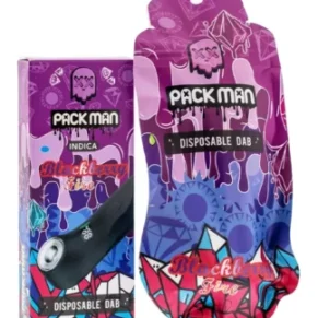 Blackberry Fire Pack Man THCA Disposable Dab 1G