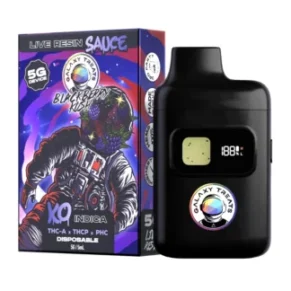 Blackberry Kush Galaxy Treats KO Live Resin Sauce Disposable 5G