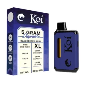 Blackberry Kush Koi THCA + THCP + D9 Disposable 5G