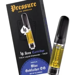 Blue Godfather OG Pressure LA Aces THCA+THCP Cartridge 1G