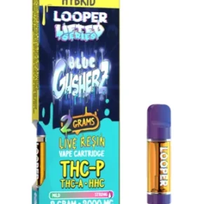 Blue Gusherz Looper Lifted Series HHC+THC-A+THC-P Cartridge 2G