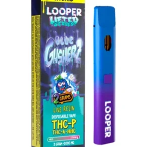Blue Gusherz Looper Lifted Series THCP-O+THC-A+HHC Disposable 2G