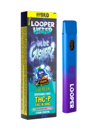 Blue Gusherz Looper Lifted Series THCP-O+THC-A+HHC Disposable 2G