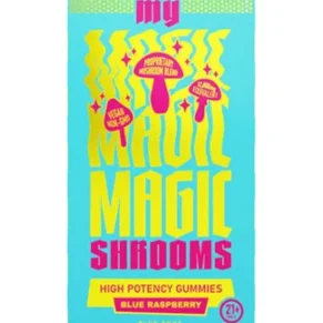 Blue Raspberry My Magic Mushy High Potency Mushroom Gummies 10ct