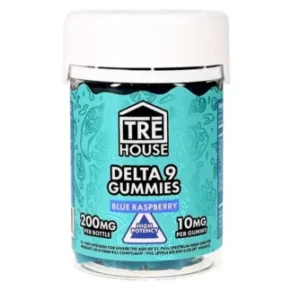 Blue Raspberry Tre House Delta 9 Gummies 200mg