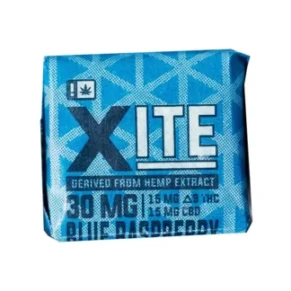 XITE Delta-9 Blue Raspberry Chews 30mg