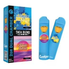 Blueberry Banana Tequila Sunrise Cookies THC-A Blend Dual Chamber Vape 2G