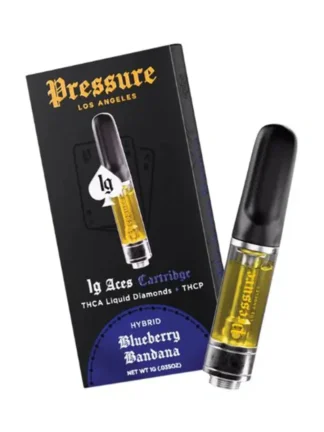 Blueberry Bandana Pressure LA Aces THCA+THCP Cartridge 1G