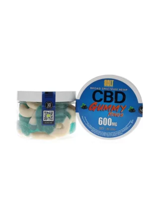 Blueberry Bolt CBD Gummy Rings 600mg 30ct