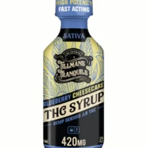 Blueberry Cheesecake Tillmans Tranquils Delta 9 THC Syrup 420MG