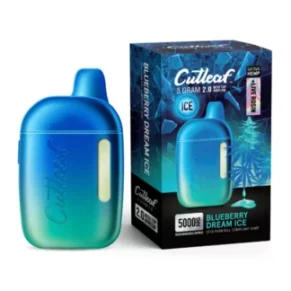 Blueberry Dream Ice Cutleaf Live Rosin Disposable Vape 5G