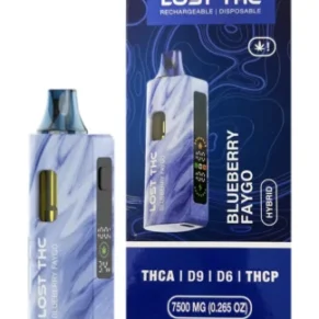 Blueberry Faygo Lost THC THC-A Disposable 7.5G